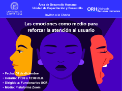 Charla ‘Las emociones como medio para reforzar la atención al usuario’