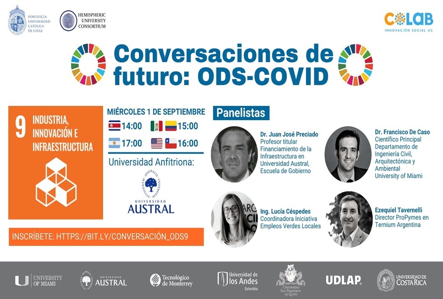 Conversaciones de Futuro: ODS-COVID, ODS 9-Industria, Innovación e Infraestructura