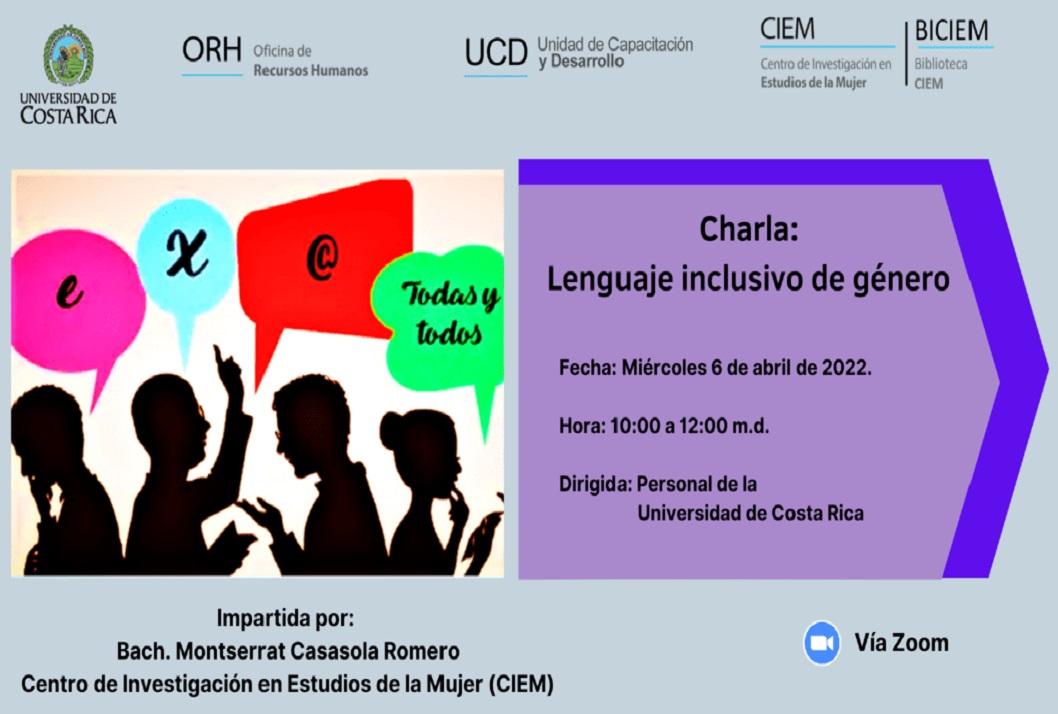 Charla: Lenguaje inclusivo de género