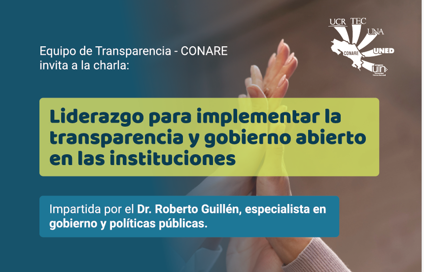 Conferencia “Liderazgo para implementar la transparencia y gobierno abierto en las instituciones”