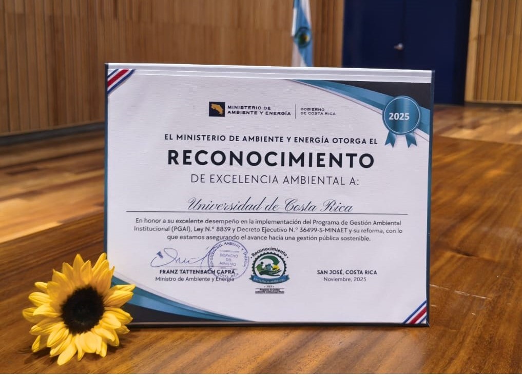 La UCR mantiene un alto estándar en la sostenibilidad ambiental