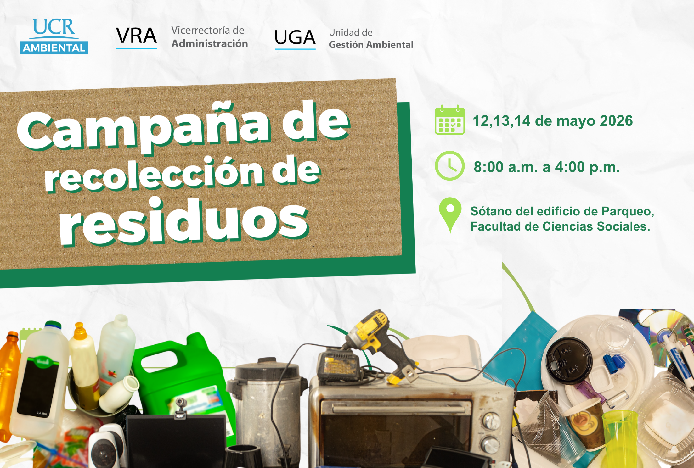 I Campaña institucional de recolección de residuos 2026