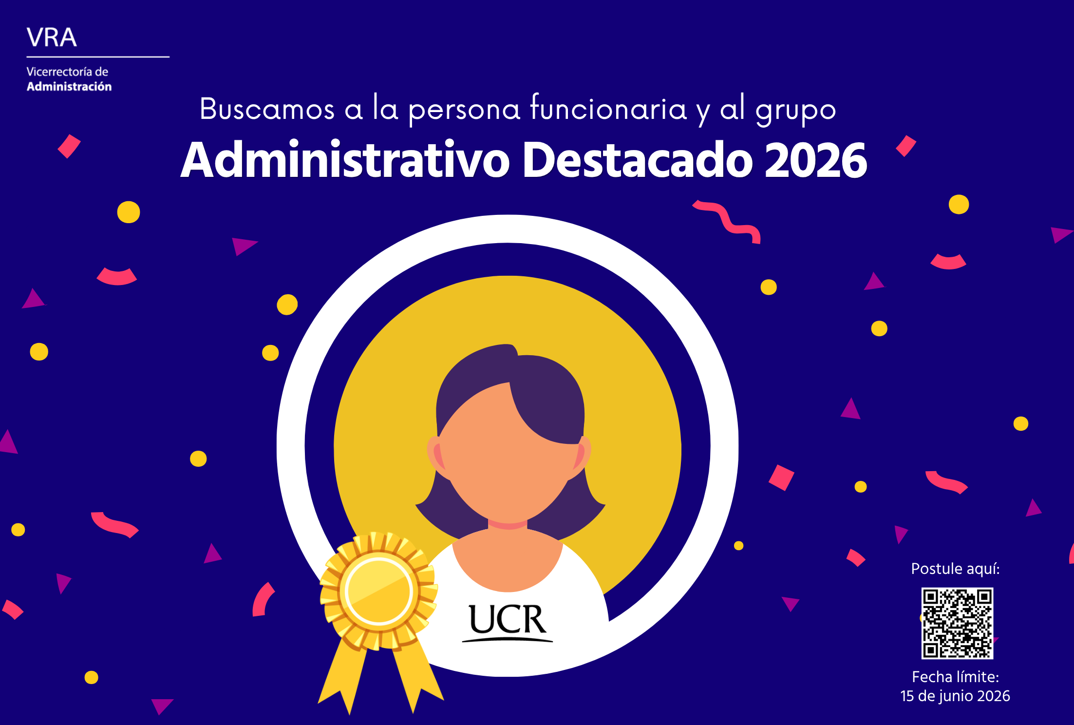 Cierre del periodo de postulación a la Distinción al Personal Administrativo